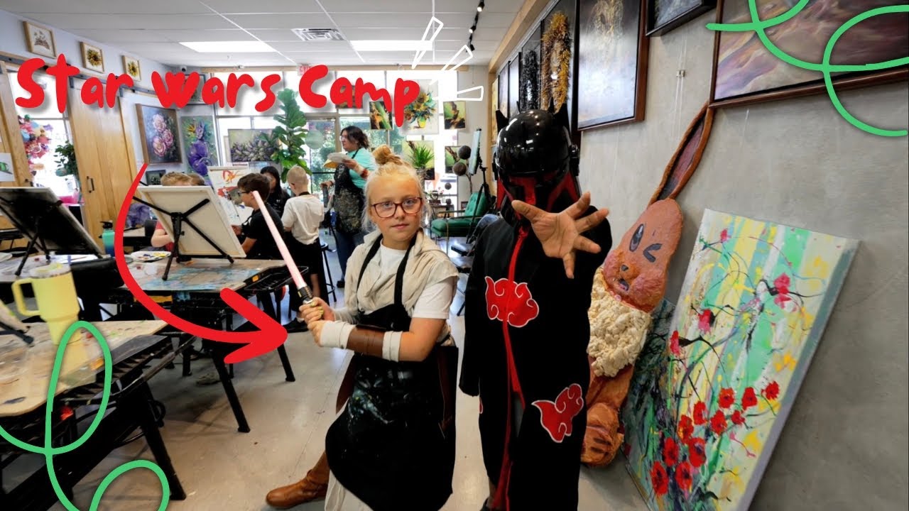 Star Wars Camp Recap | Meet Darth Vader + Creative Art Projects at Bash & Design