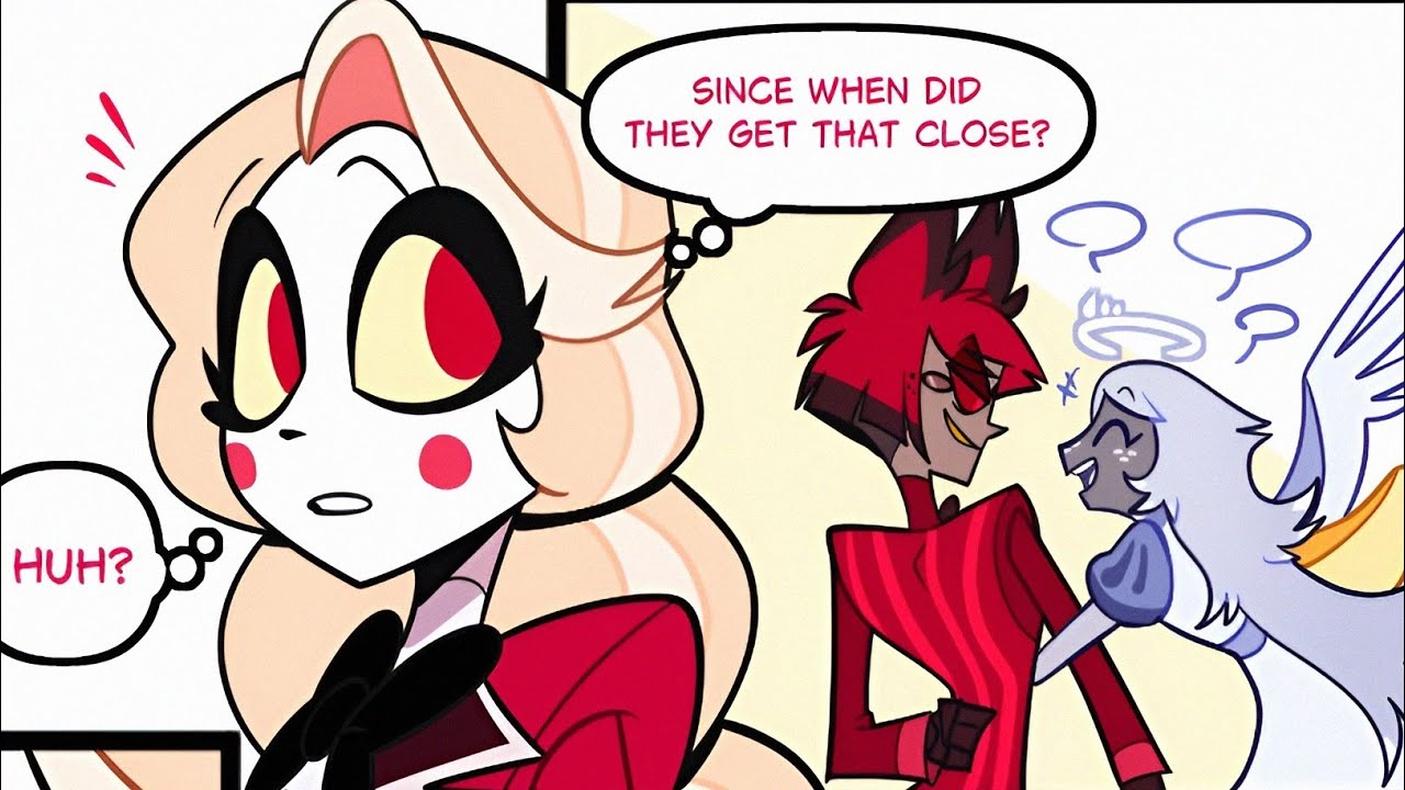 Charlie Is Jealous!😏Alastor X Charlie❤️Hazbin Hotel Comic Dub