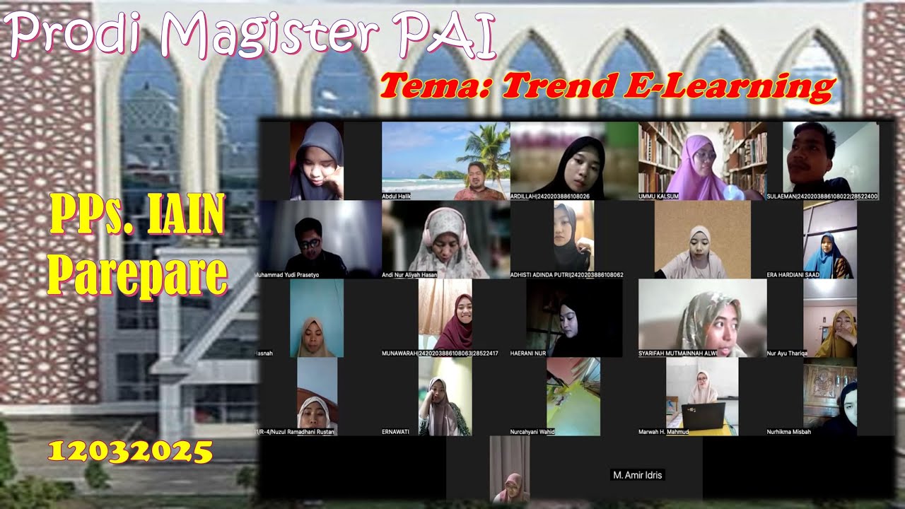 TREND E-LEARNING - DISKO MAHASISWA S2 PAI | 12032025