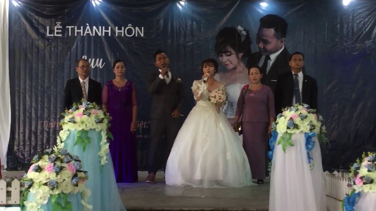 Wedding David Buu & Kpa thi Rina | c&ocirc; d&acirc;u ch&uacute; rể song ca cực hay