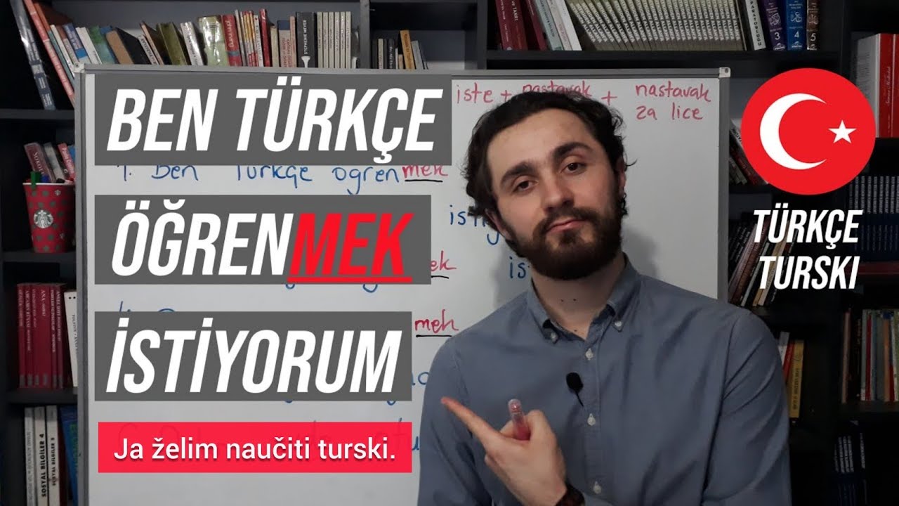 Učimo turski ➡️ NASTAVCI -mak -mek s glagolom ŽELJETI (istemek) 3/4