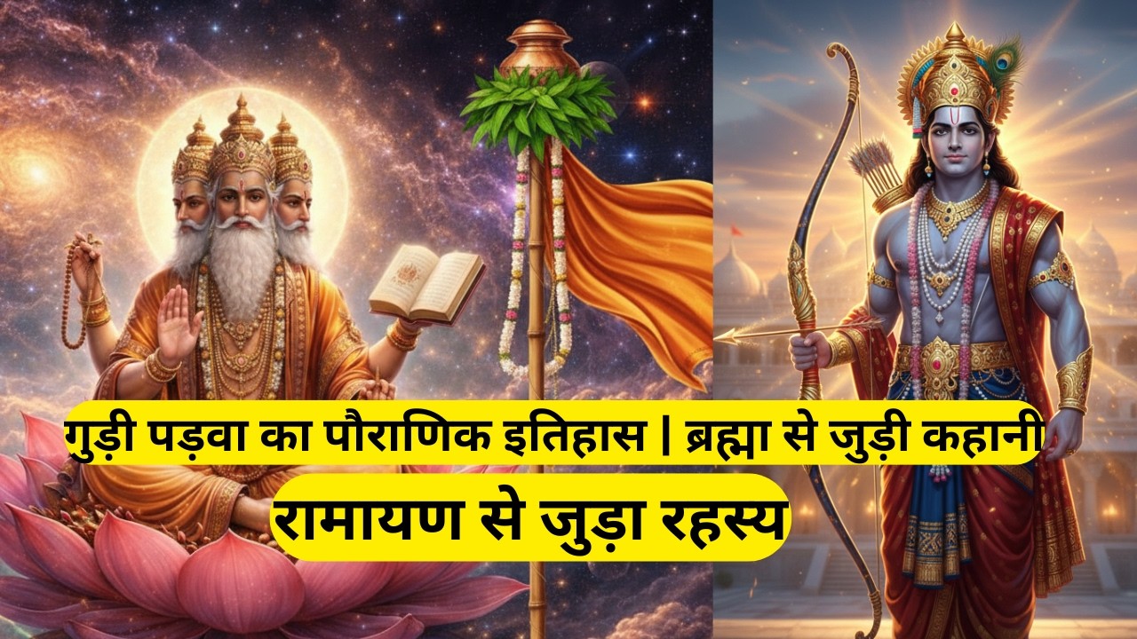 गुड़ी पड़वा की शुरुआत कैसे हुई? रामायण से जुड़ा रहस्य #hindumythology