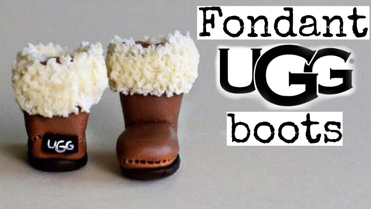 HOW TO MAKE FONDANT UGG BOOTS | GUMPASTE UGG BOOTS TUTORIAL
