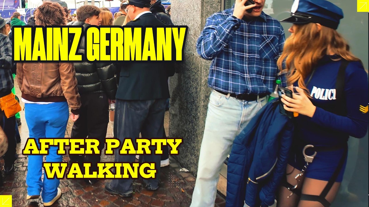 Mainz Germany Walking Tour Afterparty Vibes 4K