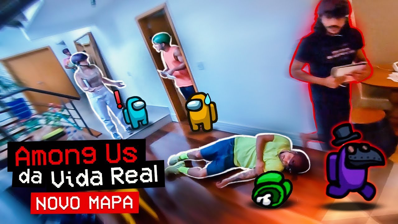 NOVO MAPA DE AMONG US DA VIDA REAL! NOVAS TASKS NA MANSÃO DO BAIANO!