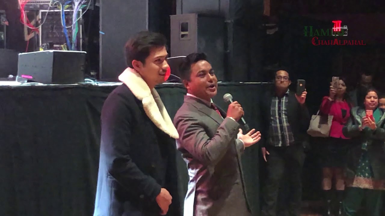 Sandip Chhetri Most Funny Moments in Global Nepali Film Award USA | San Francisco | 2019