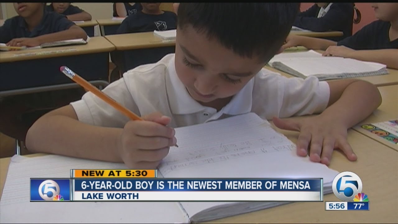 6-year-old boy is the newest member of MENSA