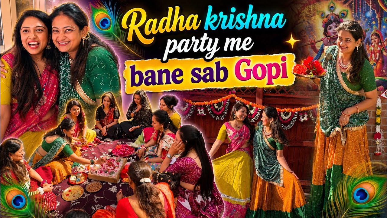 Uk ki biggest radha krishna theme birthday party with more surprises 