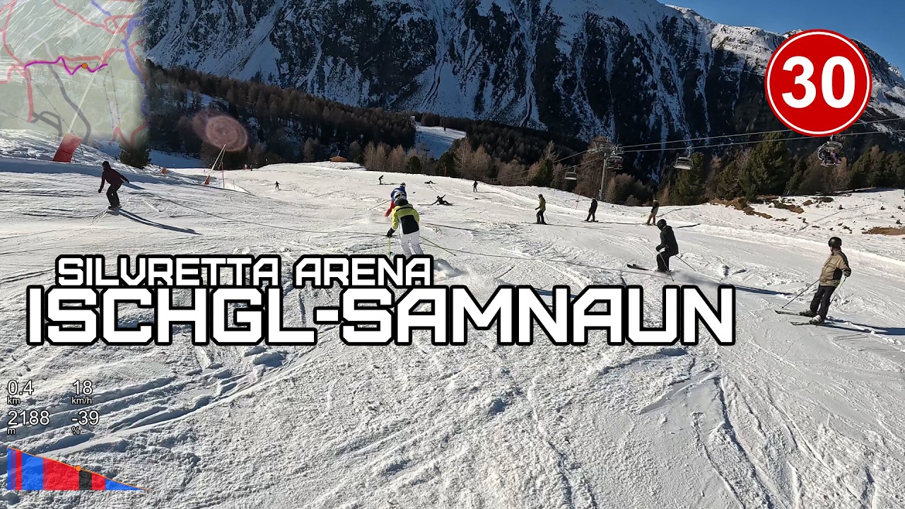 [4K] Ischgl ● 30 ● Sassgalunbahn → Höllspitzbahn