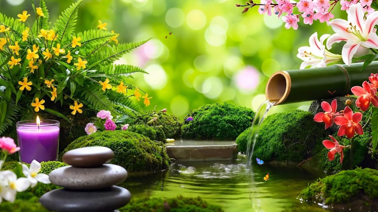 Calming Music and Gentle Water Sounds to Anxiety and Stress Relief