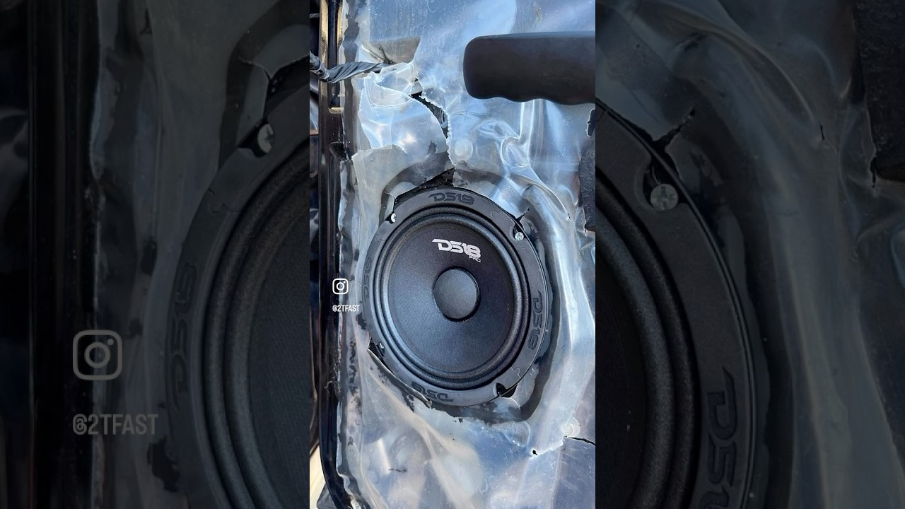 6.5&rdquo; #ds18 Mid range LoudSpeaker install for Rear Doors #diy #soundsystem #speaker #loudspeaker