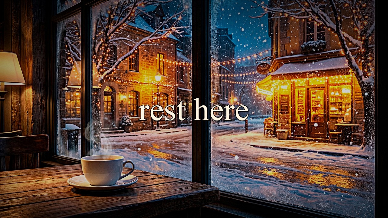 it’s okay to pause for a bit... (1940s jazz music w/ snow and wind)