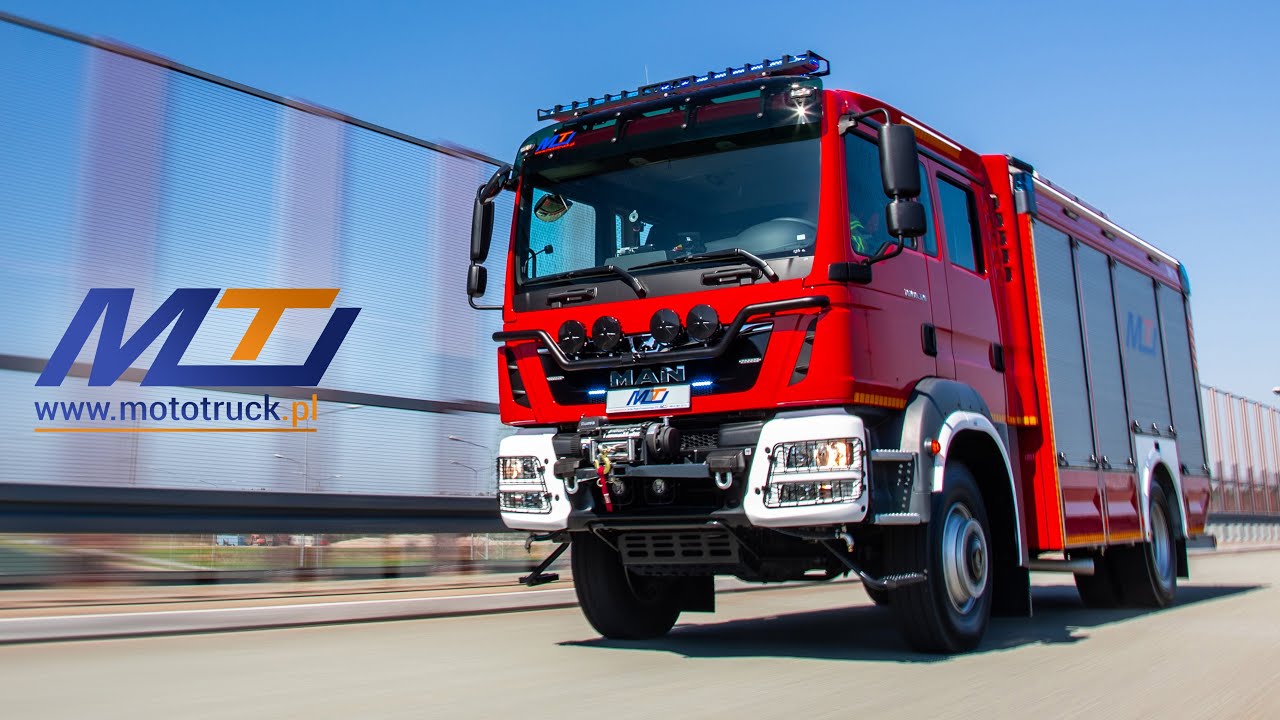 MAN TGM 18.320 4X4 BB - ciężki samochód ratowniczo-gaśniczy  - MOTO-TRUCK