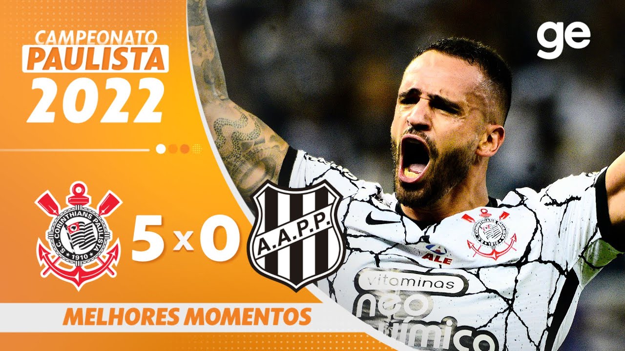 CORINTHIANS 5 X 0 PONTE PRETA | MELHORES MOMENTOS | 11&ordf; RODADA DO PAULISTA 2022 | ge.globo