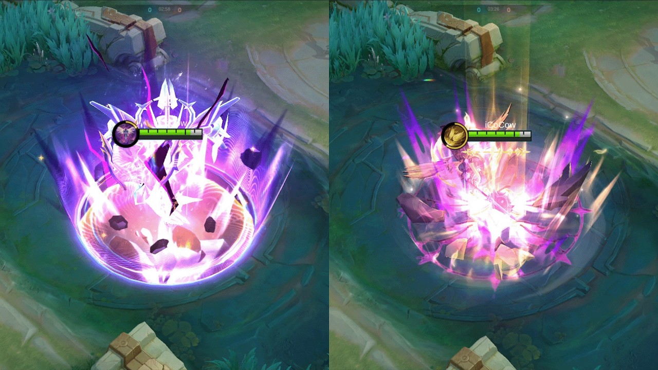 FREYA Galactic Vanquisher Legend SKIN  VS War Angel Luckybox SKIN | COMPARISON - Mobile Legends