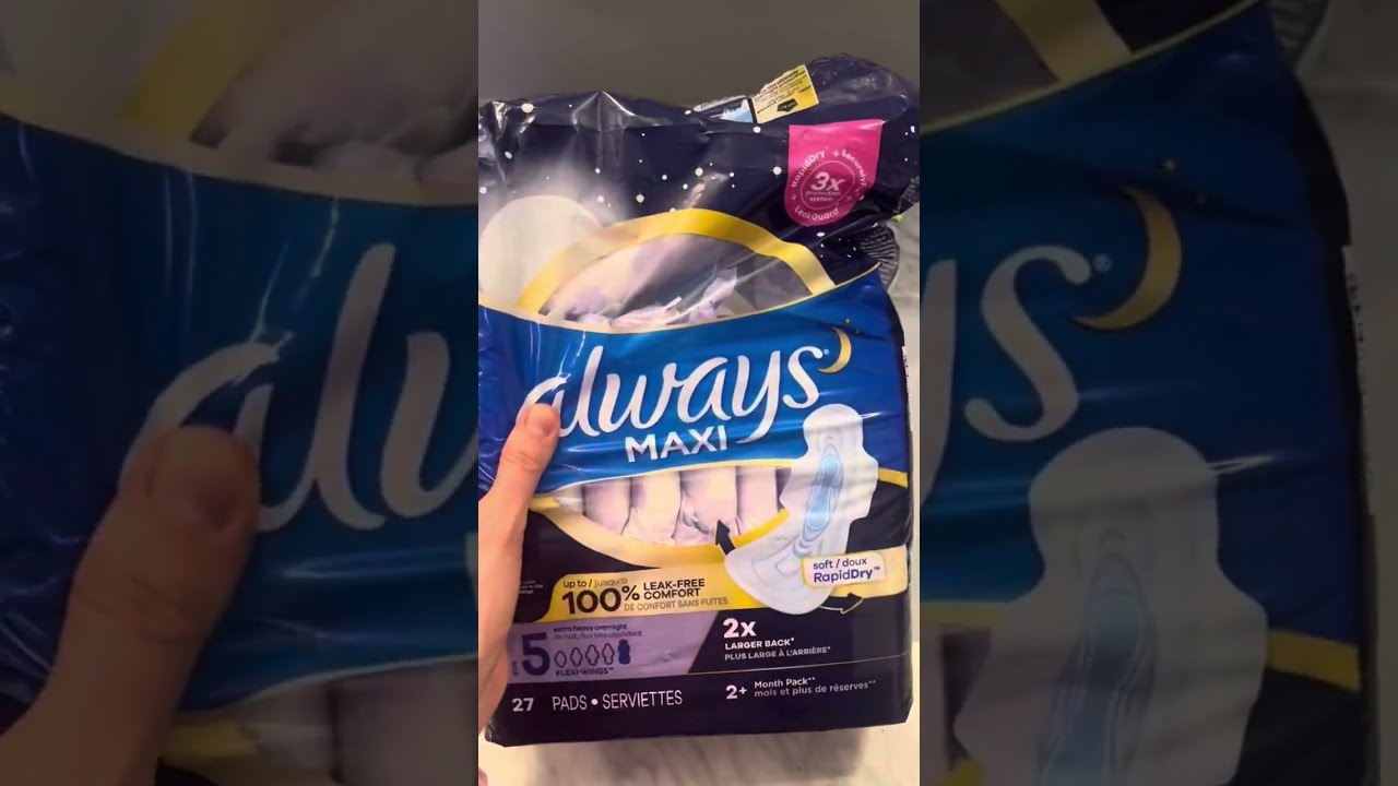Always Extra Heavy Overnight Maxi Pads with Flexi Wings Review