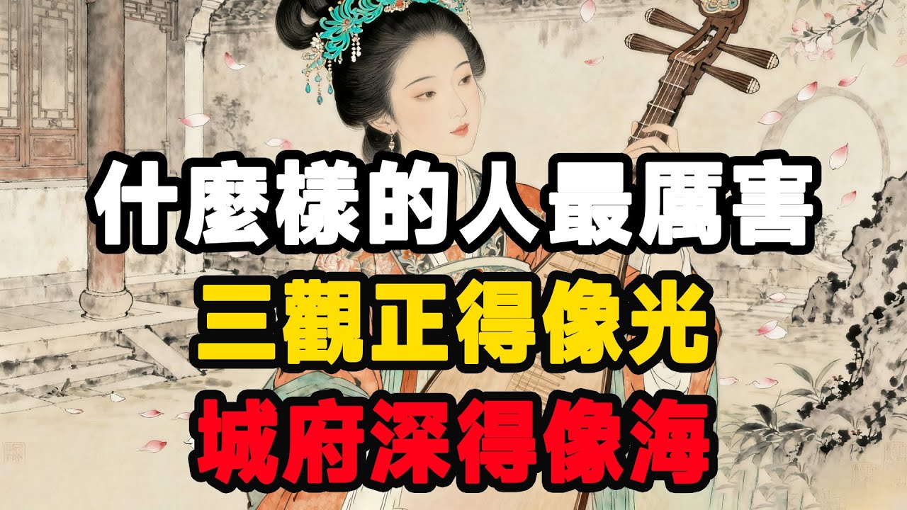 什麼樣的人最厲害：三觀正得像光，城府深得像海#心理分析 #心理学 #人生感悟 #人間心理 #科普 #知识渊博 #处世智慧 #情商 #智慧 #自我提升 #成长思维