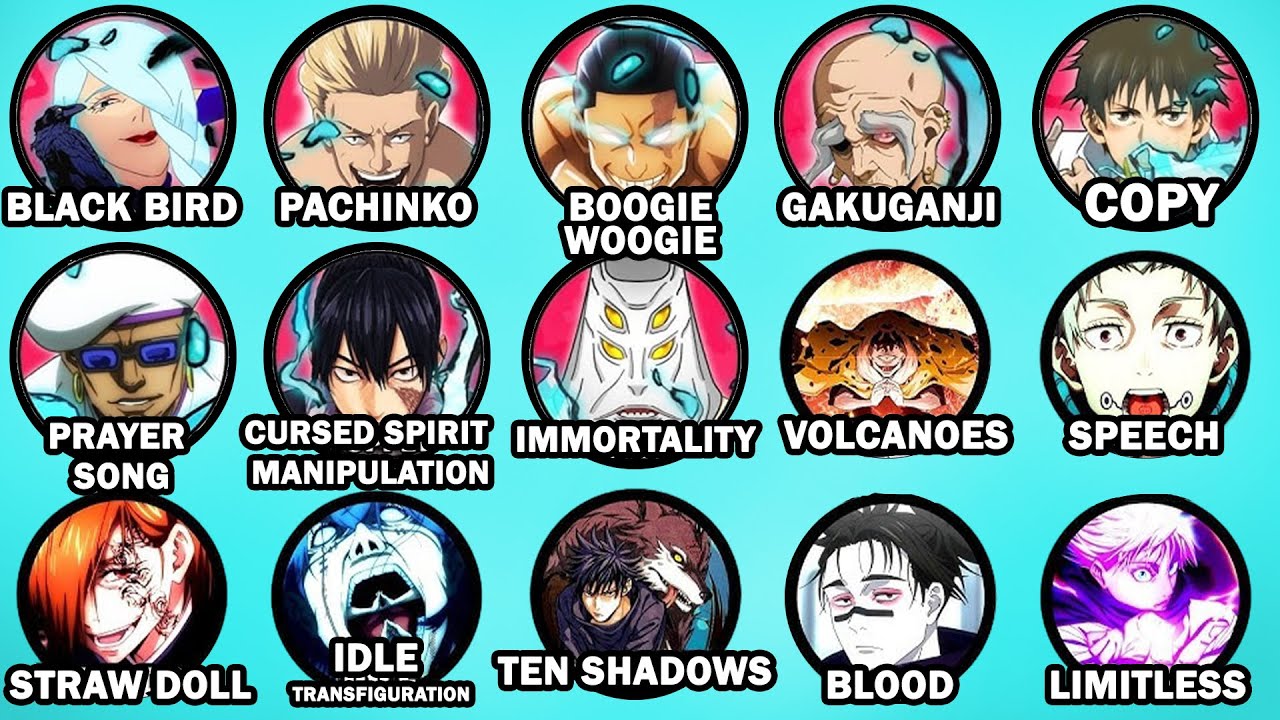 Every Cursed Technique in Jujutsu Kaisen Explained in 23 Minutes