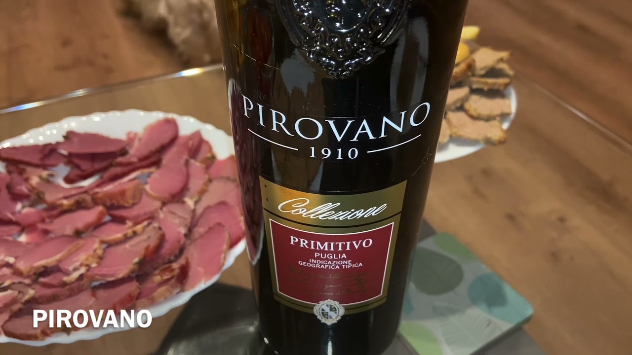 Pijemy włoskie wino PIROVANO PRIMITIVO 2019,  #70