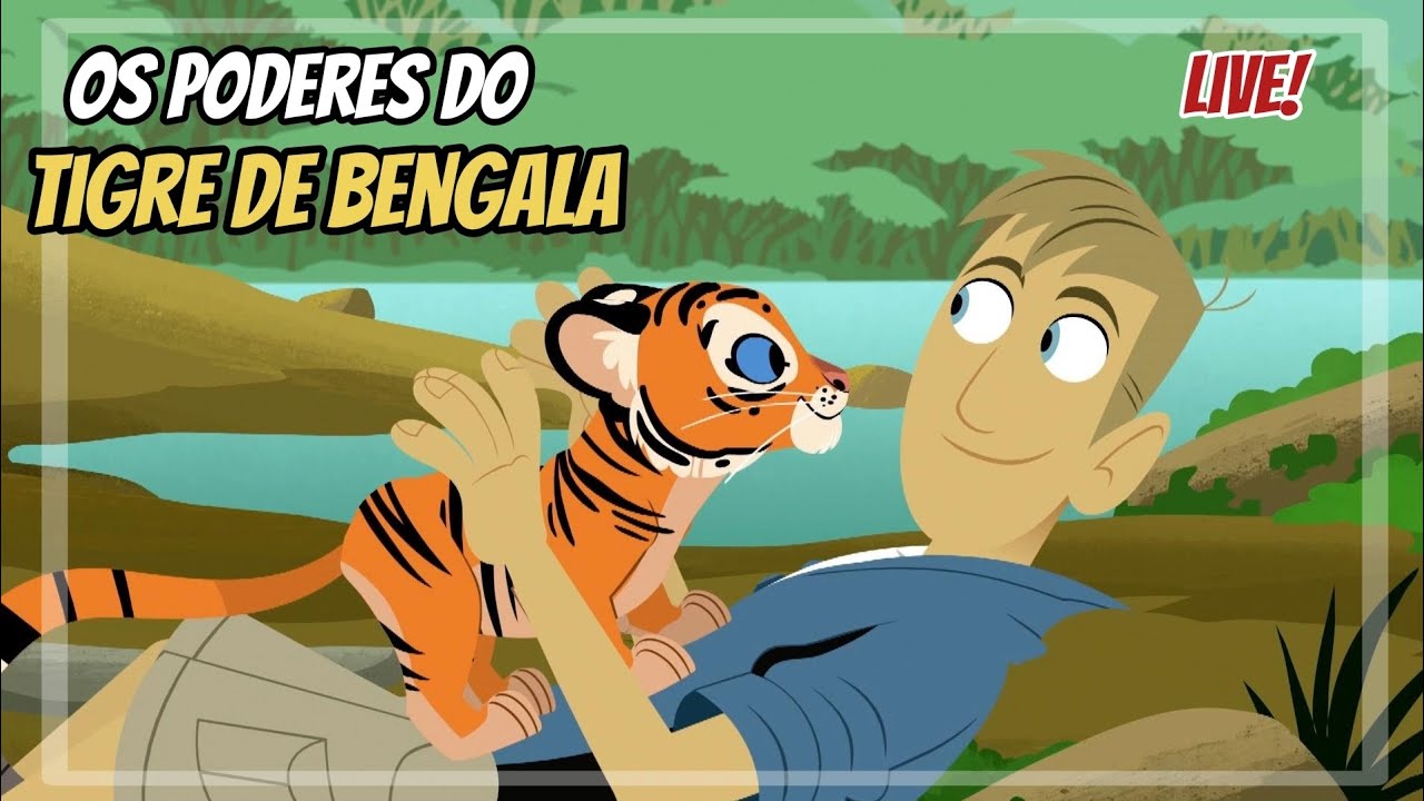Aventura com os kratts - O templo do tigre - epis&oacute;dio completo em portugu&ecirc;s HD - kratts series live