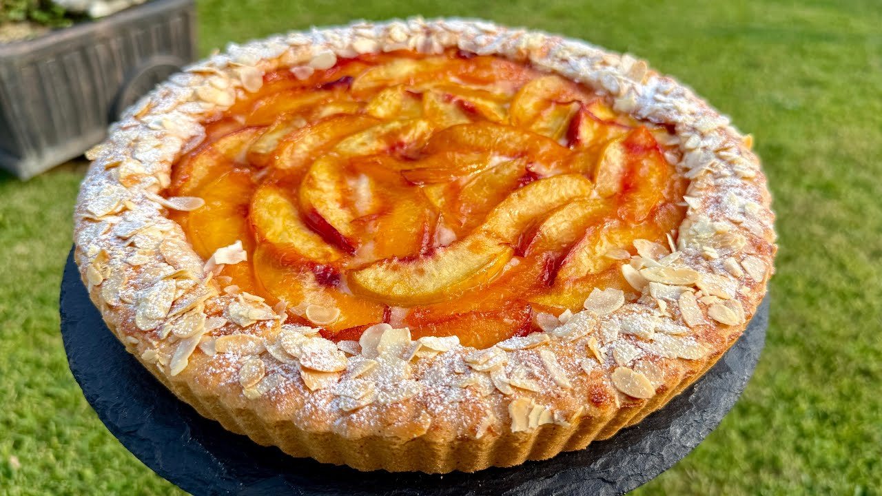 Crostata ricotta e pesche 😍 Facilissima e Buonissima 🍑