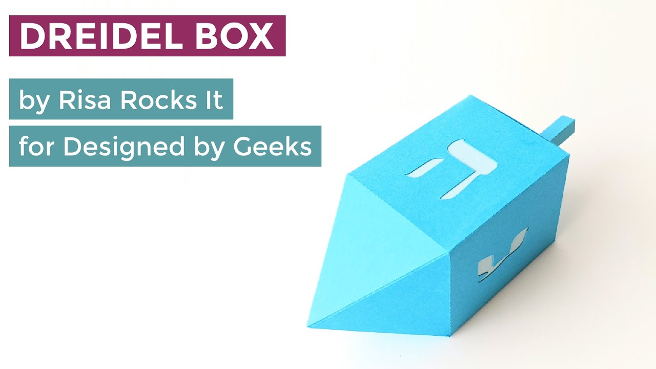 Dreidel Box Assembly Tutorial
