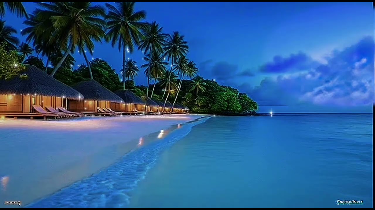 Night Lounge Therapy - Peaceful Beach Relaxation | Night Chillout Lounge - Calm & Relaxing Vibes