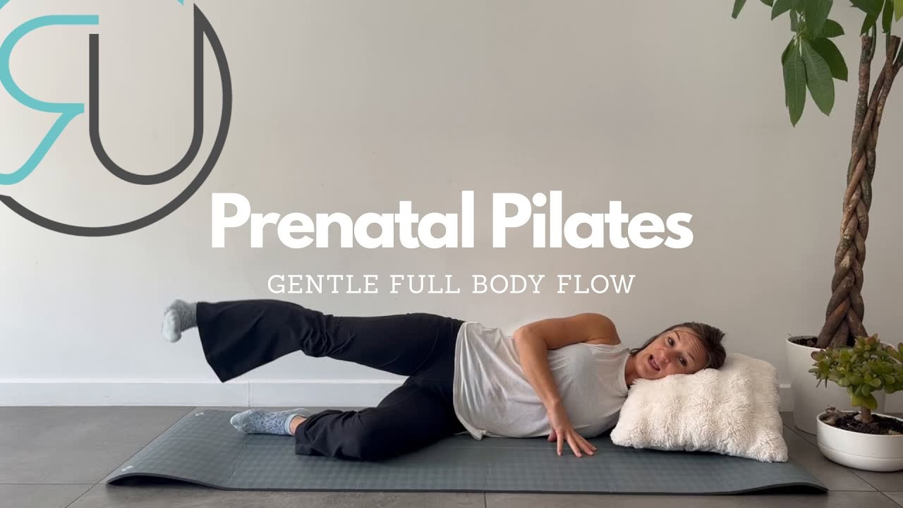20 minute Prenatal Pilates - gentle full body flow