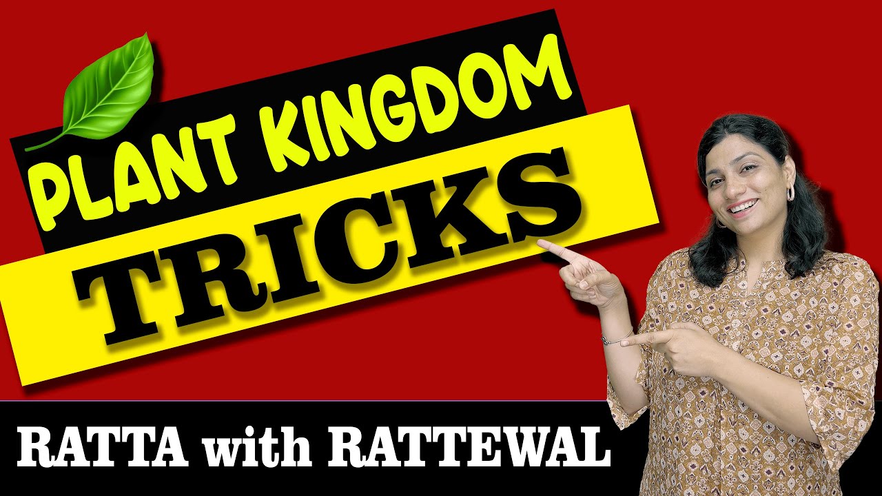 PLANT KINGDOM : Super Easy Tricks || Part 1 || Ritu Rattewal