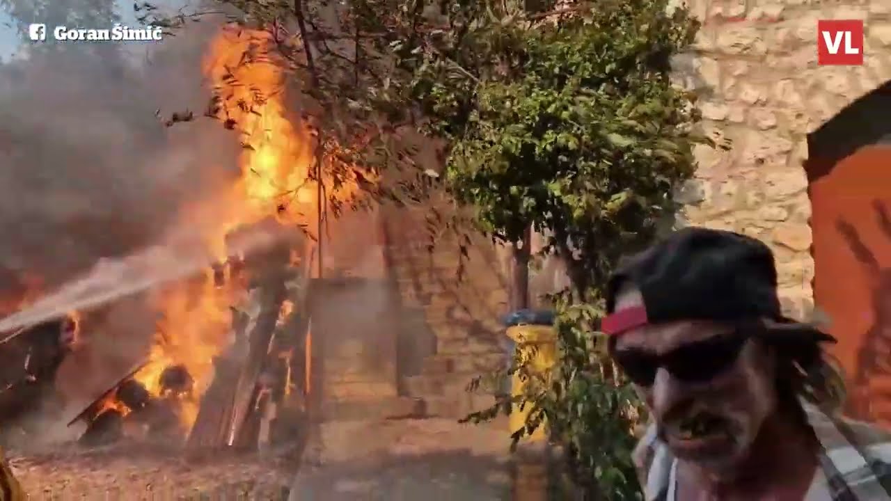 Na prvoj crti: Ovako se s paklenom stihijom bore obični ljudi, snimili strasne scene