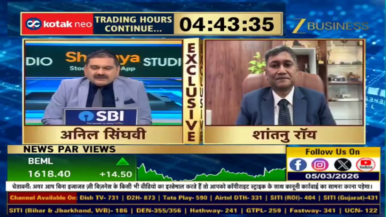 News Par Views: BEML CMD Shantanu Roy on Middle East War Impact and Order Outlook.