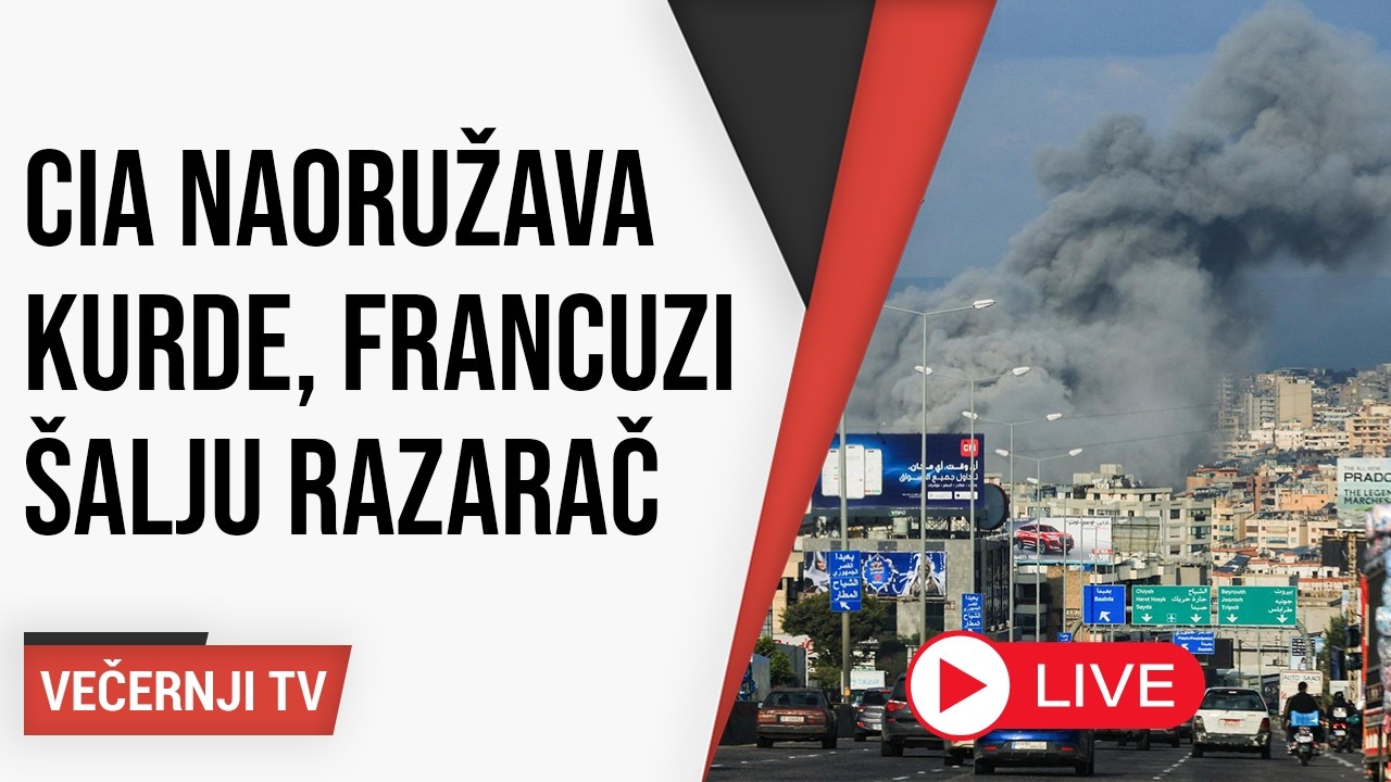 [UŽIVO] CIA naoružava kurde, Francuzi šalju razarač! O tome govore T. Krasnec i H. Haidar Diab