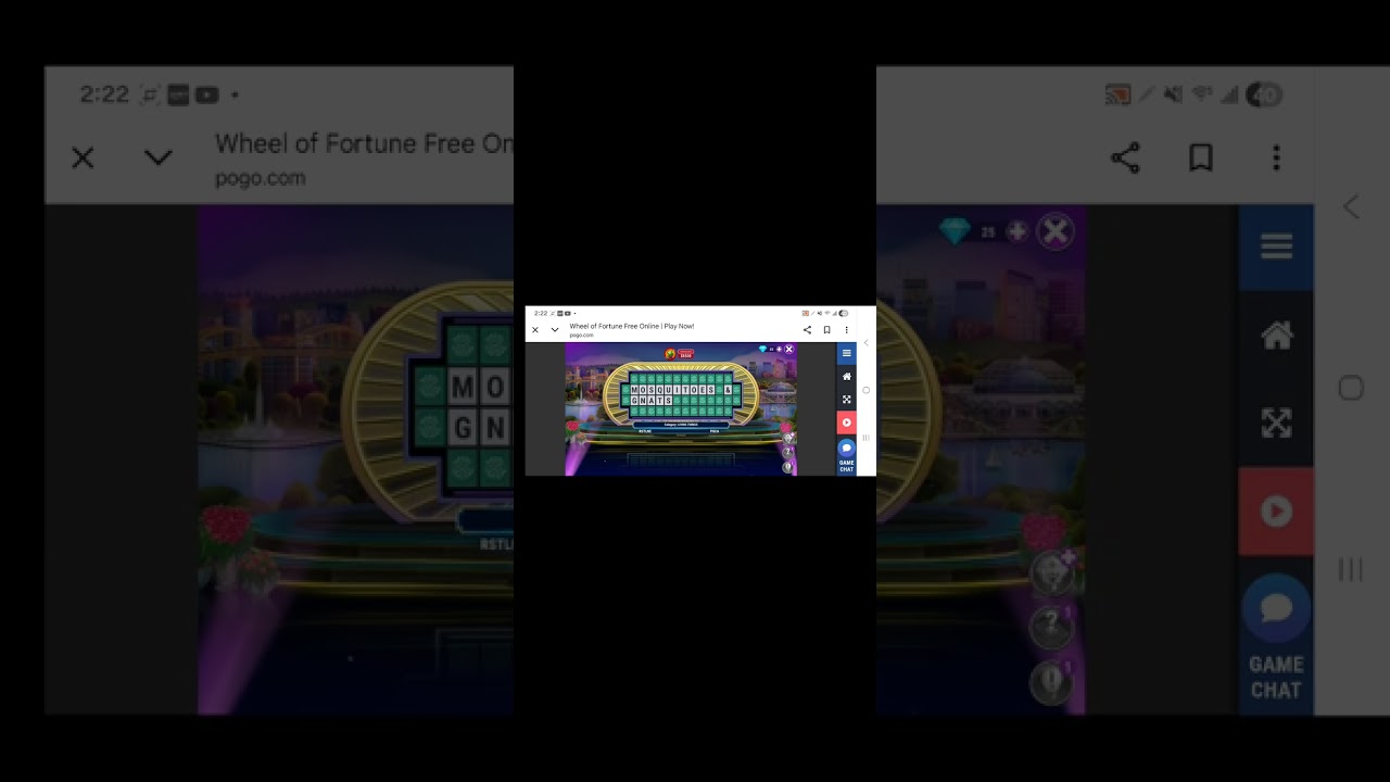 Wheel of fortune pogo 01/19/26