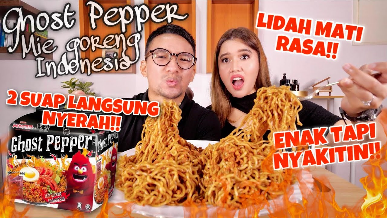 FIX INI MIE TERPEDAS SEDUNIA!! GHOST PEPPER INDONESIA BIKIN LIDAH MATI RASA!!