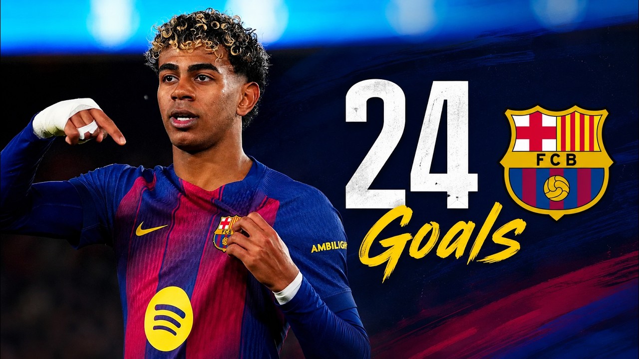 Barcelona's young star Lamine Yamal all Goals Season 2026 (in order)