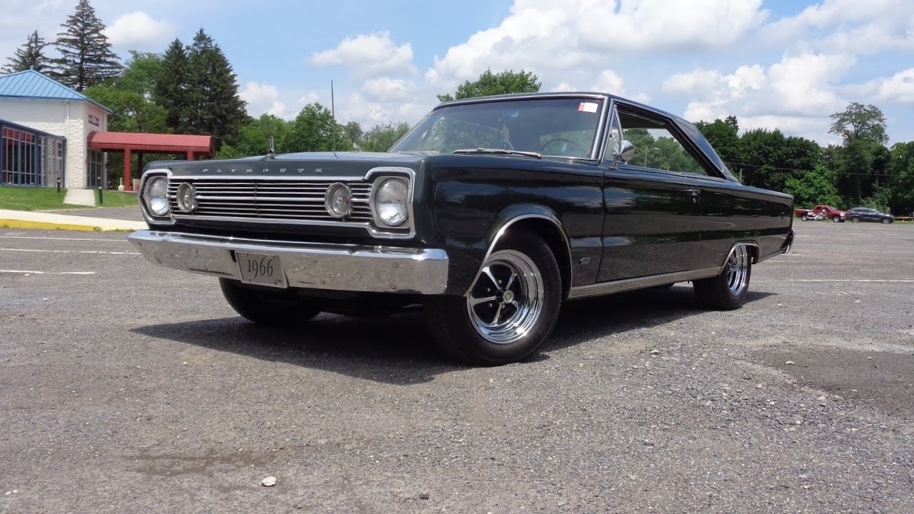 Plymouth Satellite 426 Hemi 4 Speed ​​1966 года в зеленом цвете и история Ride on My Car с Лу Кос...