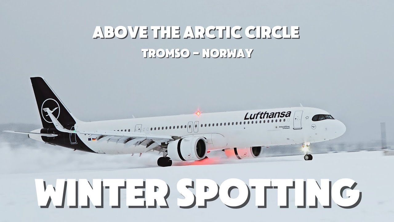 Winter Spotting above the Arctic Circle - Tromsø, Norway - ATC Audio!