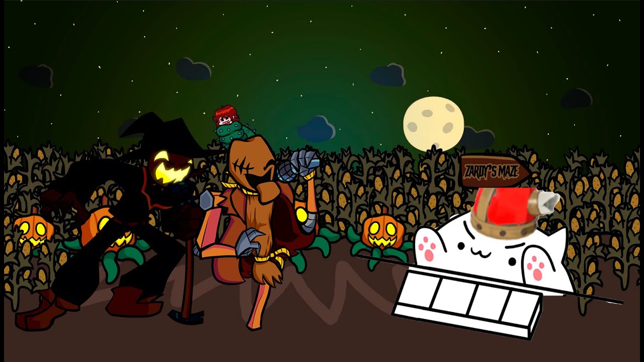 FNF MOD: Vs Zardy & Bushwhack (Reanimated) (REVANCHA)