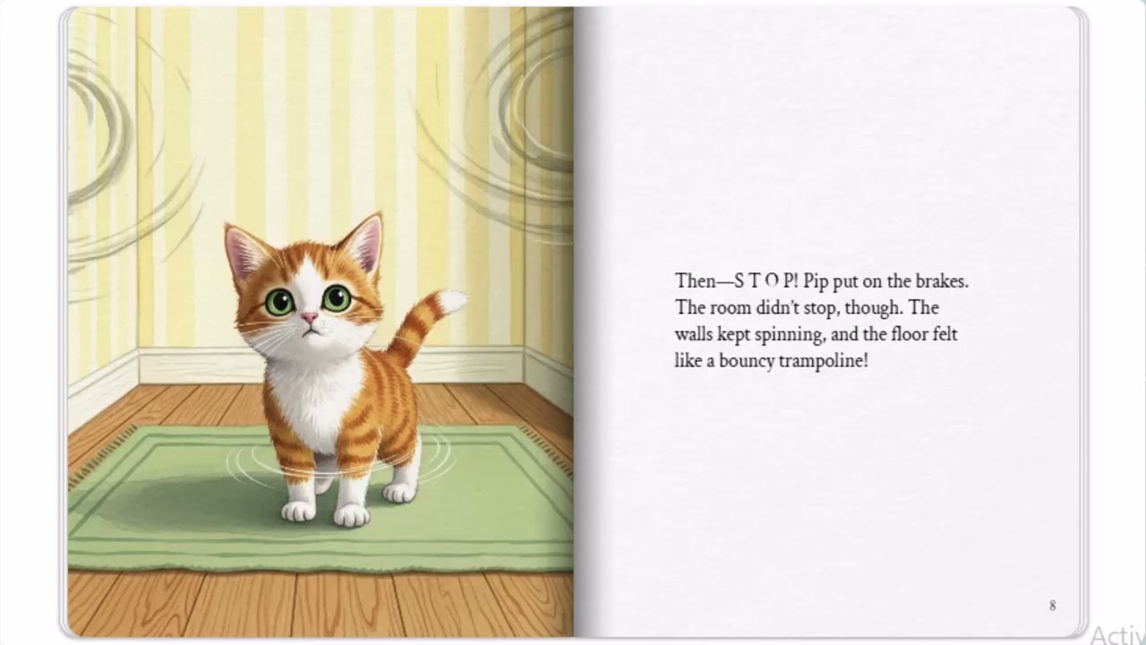 Dizzy Kitty's Big Day 🐱 | Bedtime Stories for Kids | English Learning | Stories for Toddlers