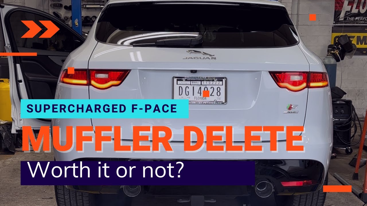 Jaguar F Pace S Muffler Delete (4K)