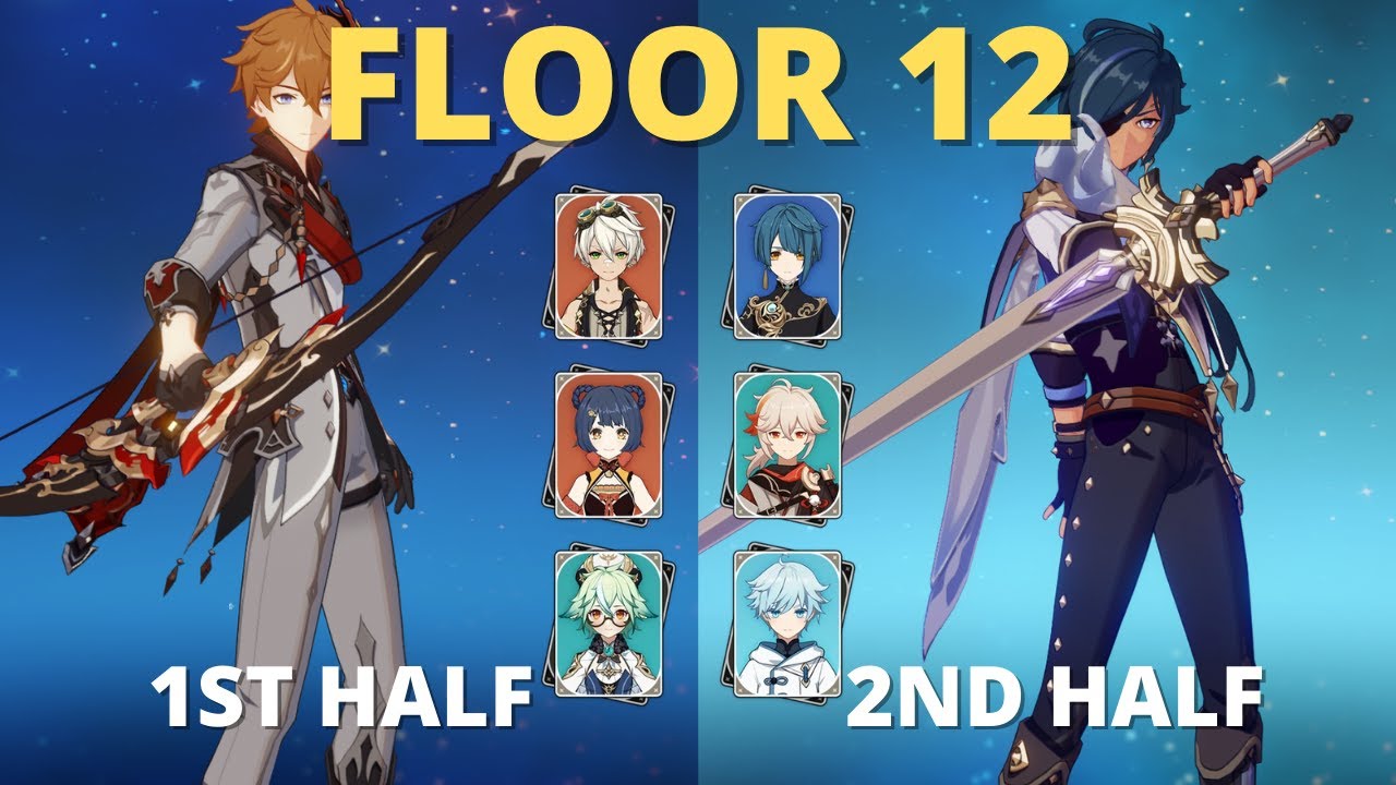 Reverse Vape Childe & Freeze Kaeya | Genshin Impact 2.2 Spiral Abyss Floor 12