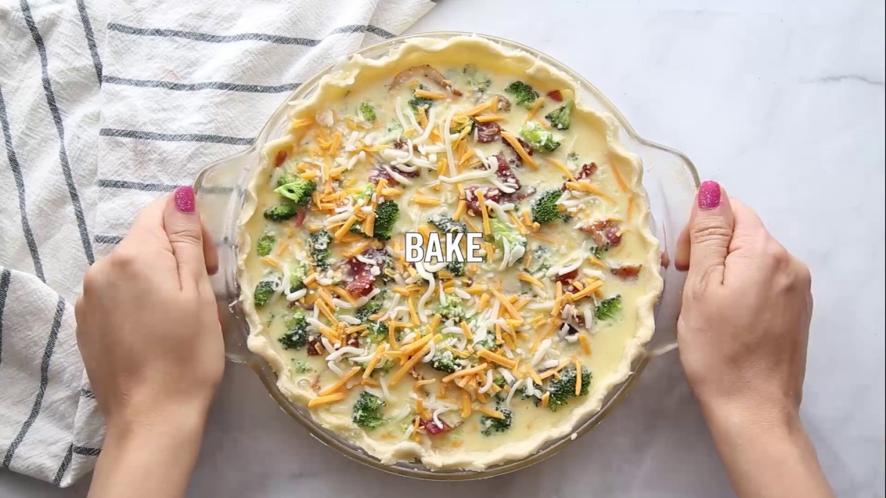 How to make Broccoli & Cheese Quiche
