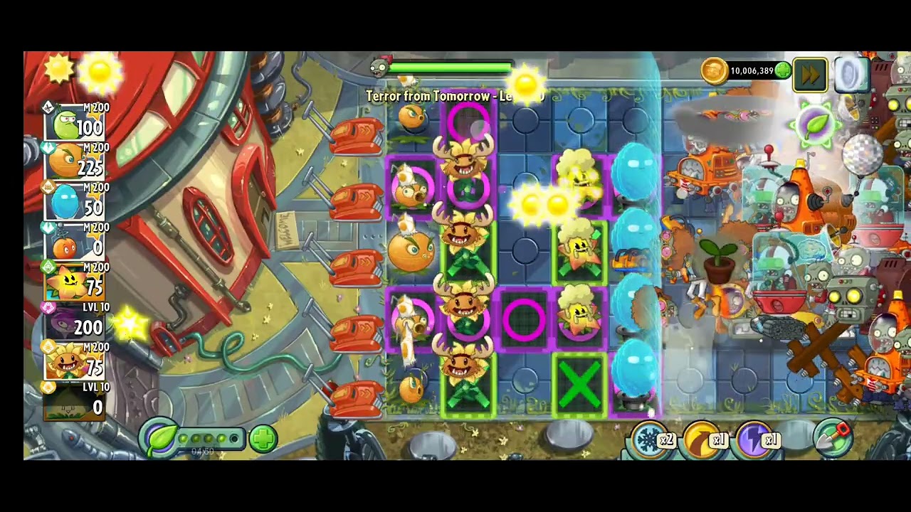 Terror from Tomorrow level 69-72 (Far Future Enless Zone) #pvz #pvz2
