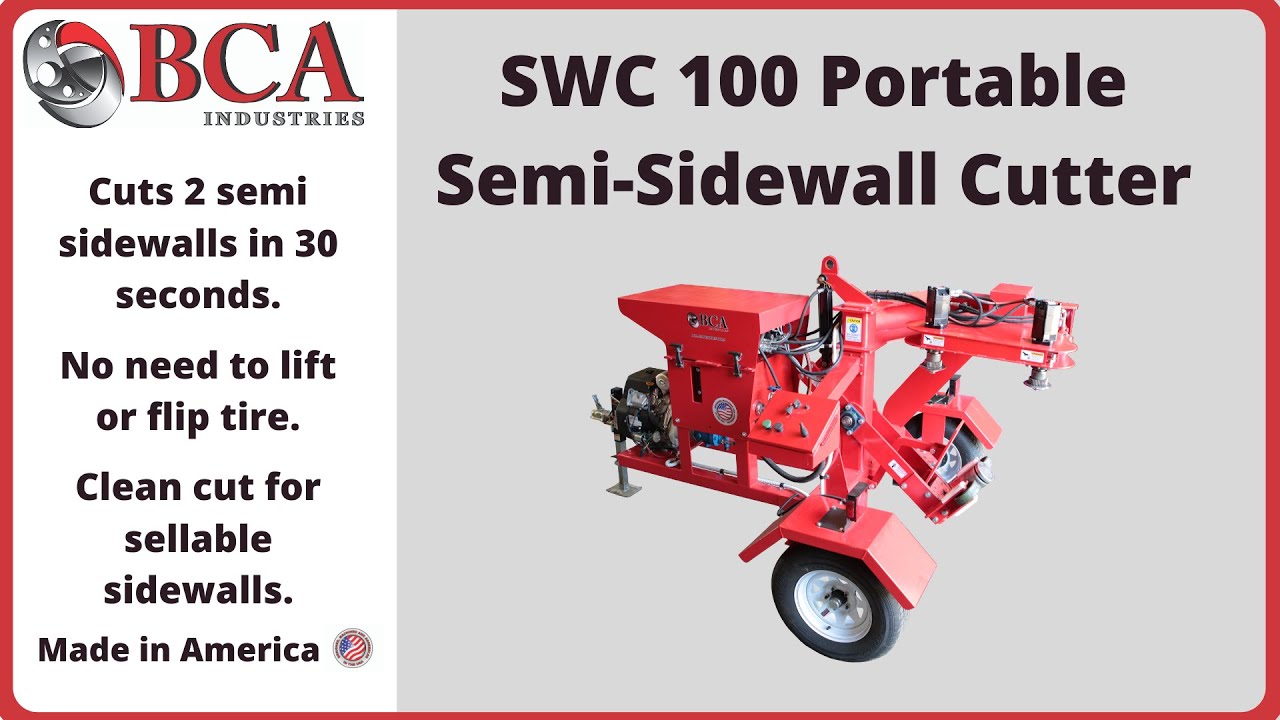 Semi Tire Sidewall Cutter