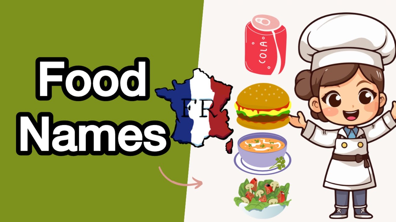 Food Names In French | Improve Your Vocabulary | Food Vocabulary In French | Lesson 15