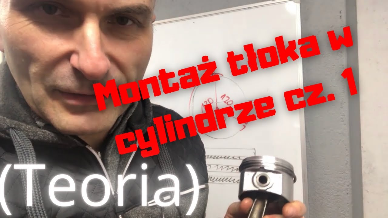 Montaż tłoka w cylindrze cz.1
