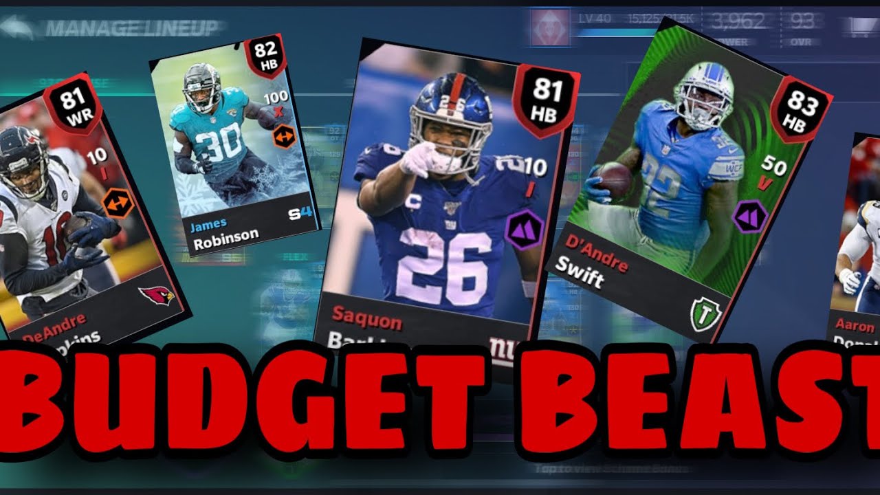 INSANE BUDGET BEAST PLAYERS IN MADDEN MOBILD 21! | CHEAP / FAST PLAYERS | MMS