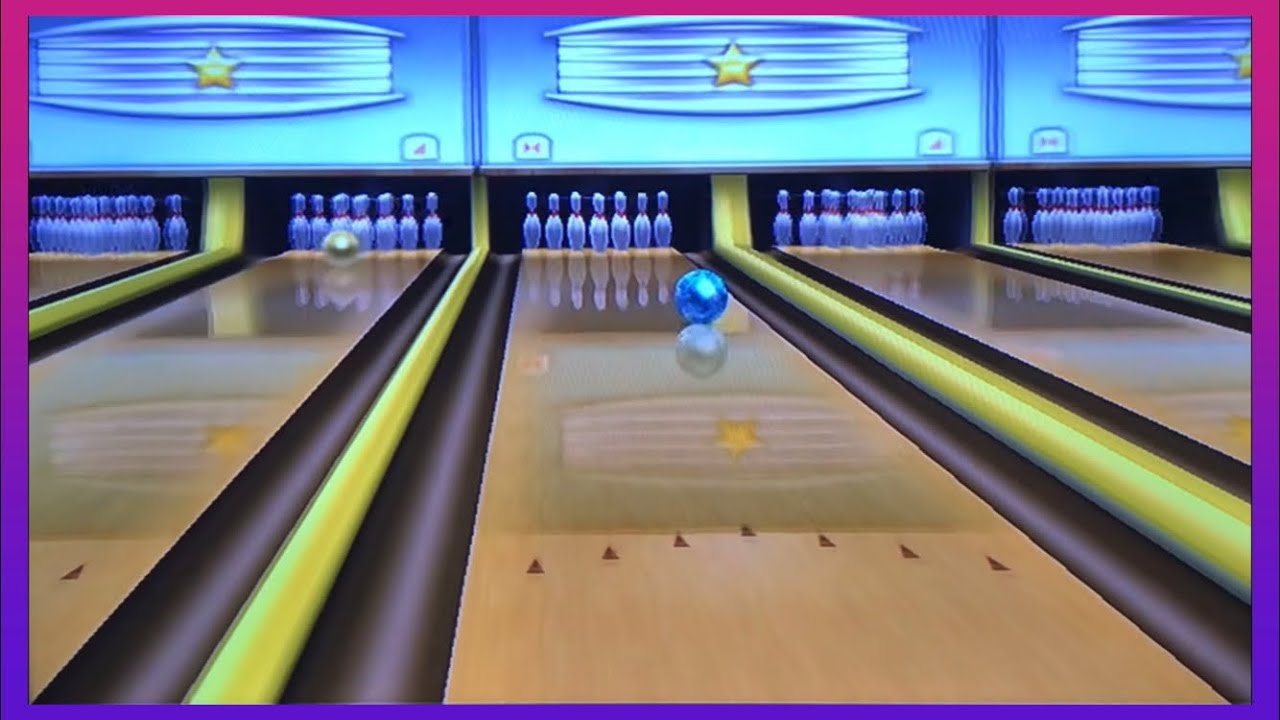 The MOST HOOK/CURVE In Wii Sports Bowling