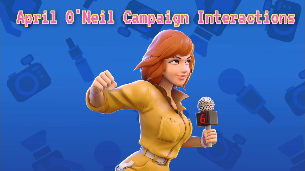 Nickelodeon All-Star Brawl 2 - April O'Neil Campaign Interactions