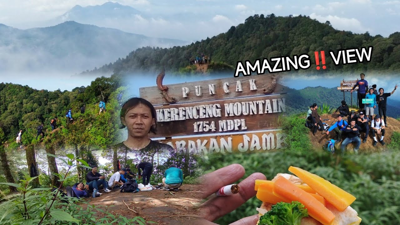 AMAZING‼️VIEW PUNCAK GUNUNG KERENCENG 1754 MDPL || TIM BERBAGI REJEKI MAKANAN